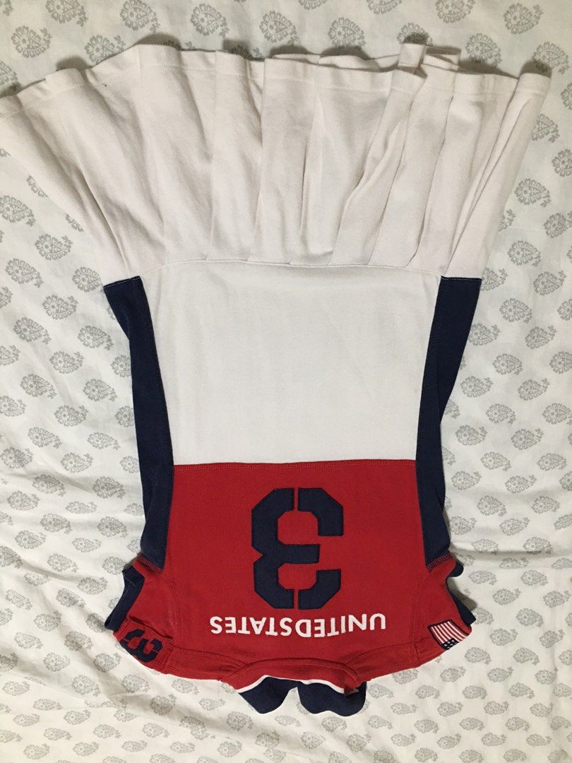 Ralph Lauren Dress (Category: Babies & Kids Fashion) located in Manila. Submitted by ampmd (Listing ID 1240684003, Image 1). Description: Original Ralph Lauren Dress. Size on the photo. Fits 5-7yo. Needs washing. Stocked during pandemic. .