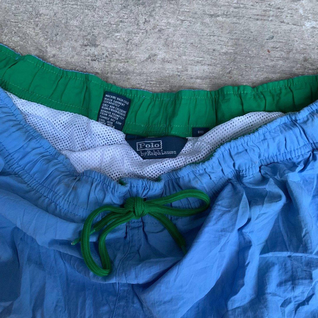 Ralph Lauren Swimtrunks (Category: Shorts) located in Manila. Submitted by fromtheflea (Listing ID 1240719298, Image 3). Description: polo ralph lauren shorts medium on tag; good condition has stains but aren’t really obvious because of the color shade of the shorts Php 700 shipped already.