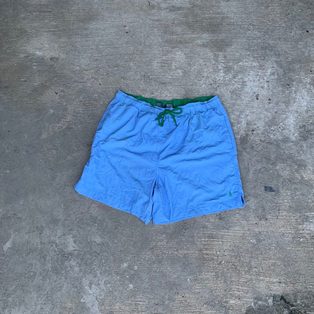Ralph Lauren Swimtrunks (Category: Shorts) located in Manila. Submitted by fromtheflea (Listing ID 1240719298, Image 1). Description: polo ralph lauren shorts medium on tag; good condition has stains but aren’t really obvious because of the color shade of the shorts Php 700 shipped already.