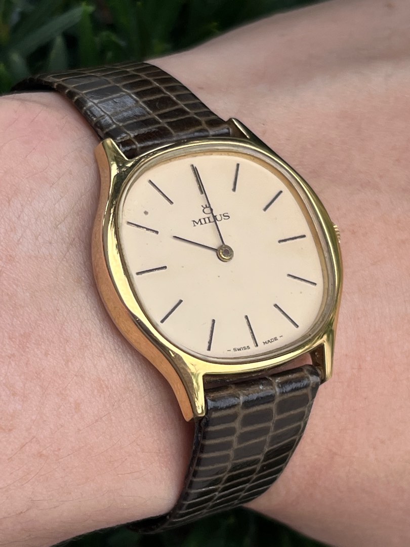 Rare and collectible vintage manual wind Milus watch