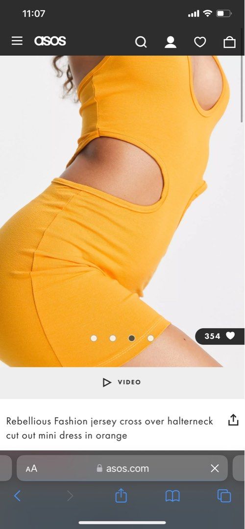 Rebellious Yellow Bodycon Cut Out Sexy Dress, Women's Fashion, Dresses &  Sets, Dresses on Carousell