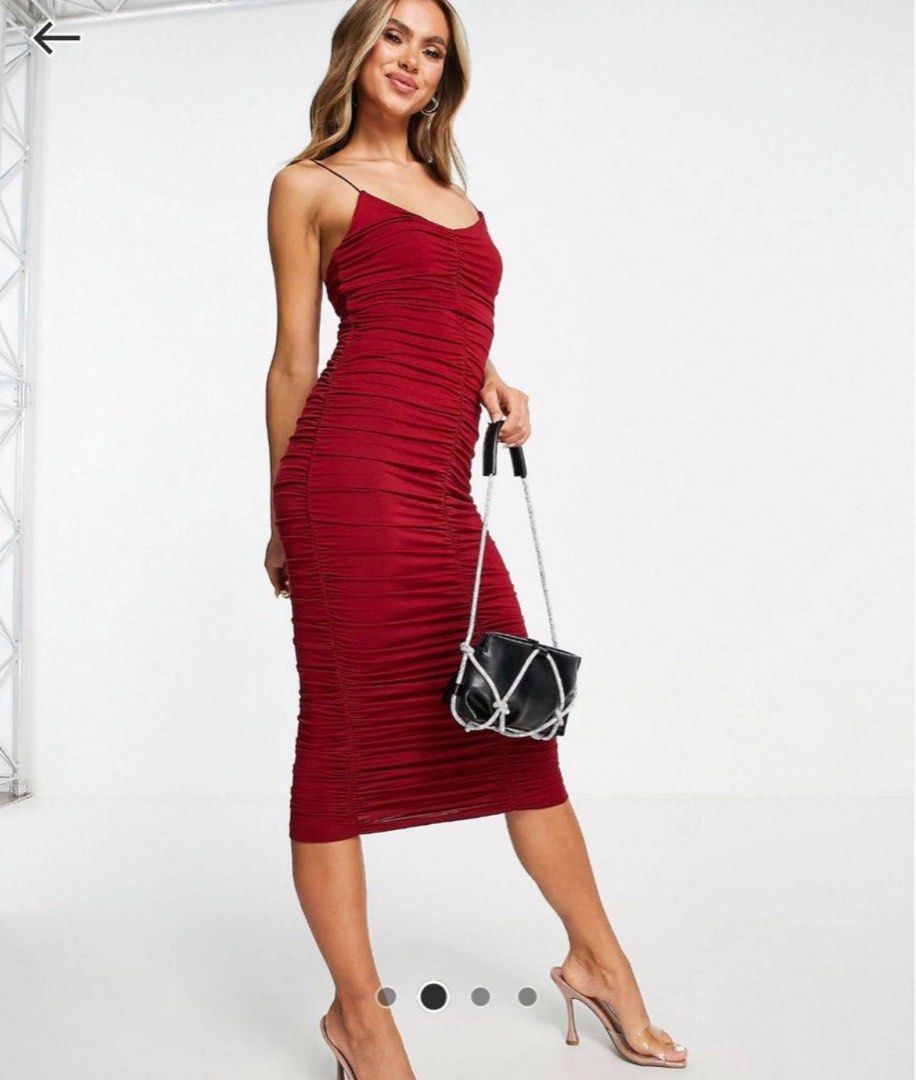 Next red midi dress on sale