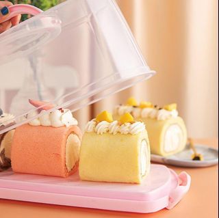 As Is LocknLock 9x13 Cake Carrier w/ Deviled Egg & Cupcake Inserts 