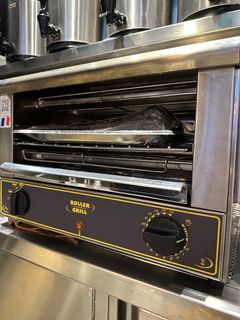 Roller grill double twin toaster oven