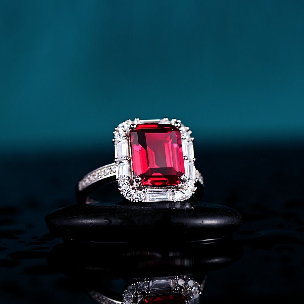 Gold plated new arrivals ruby ring