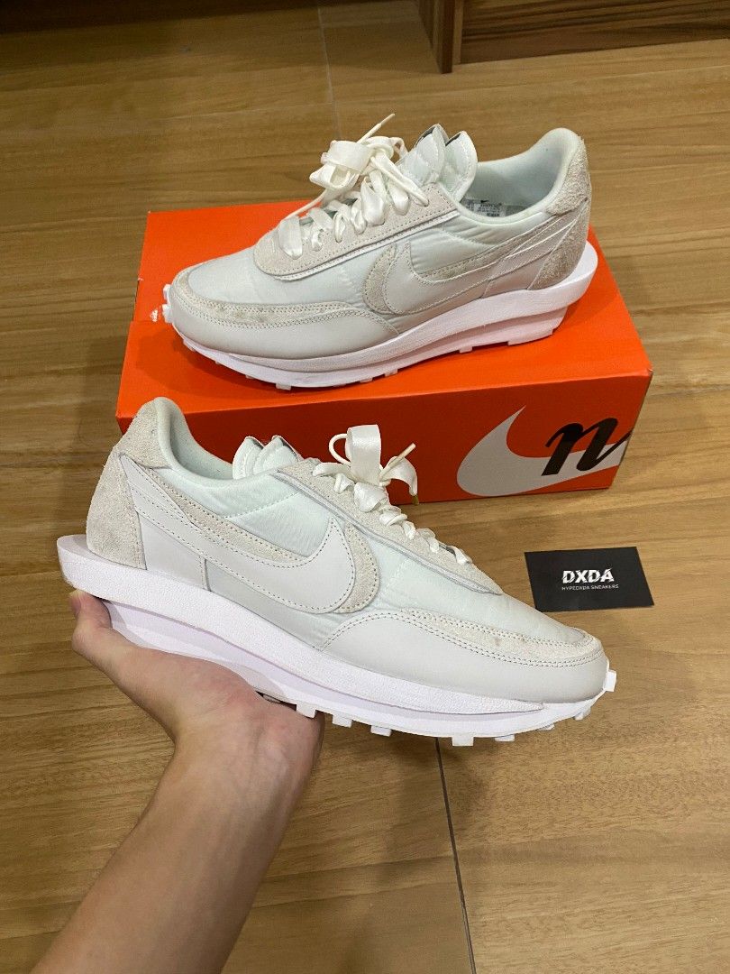 ld waffle white nylon