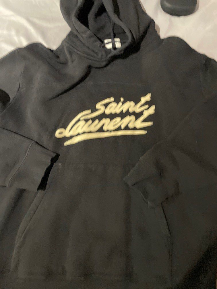 【サンローラン】セール！50S SIGNATURE フーディ Saint Laurent 50s Signature Logo Hoodie Size S men`s | eBay