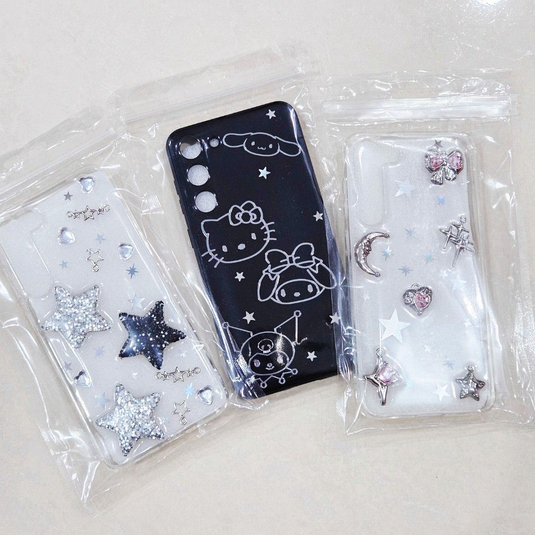 Y2k Black Pink Super Star Phone Case for Samsung Galaxy S23 