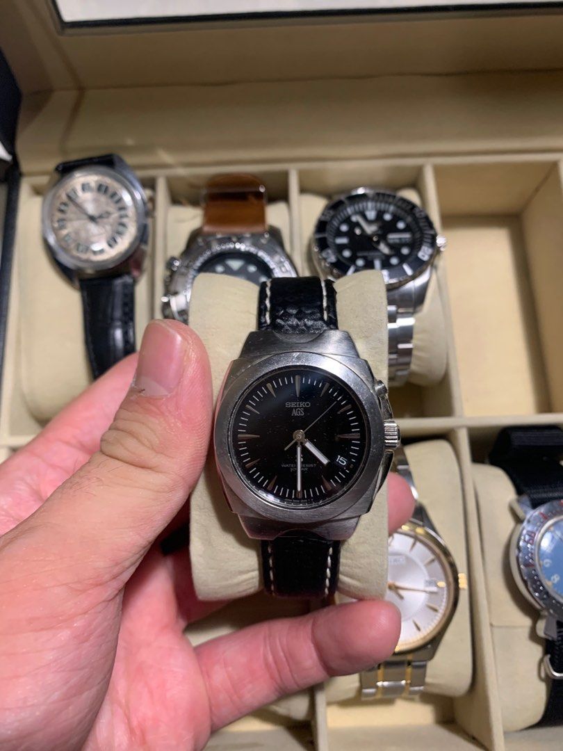 Seiko AGS Kinetic JDM Men s Fashion Watches Accessories