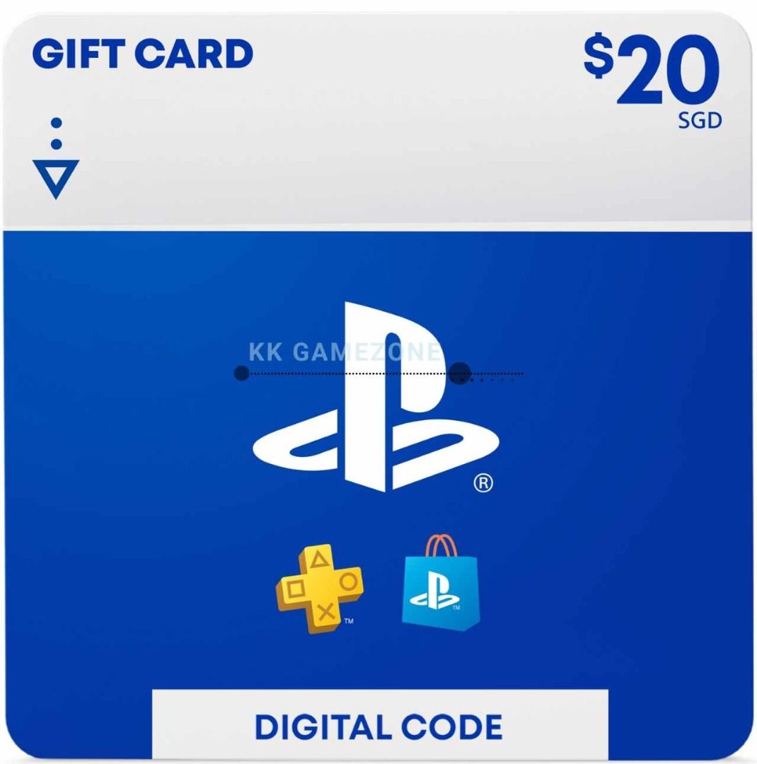 SG Singapore PSN Wallet Card Playstation Credit Redeem Code 20 SGD Fast Delivery