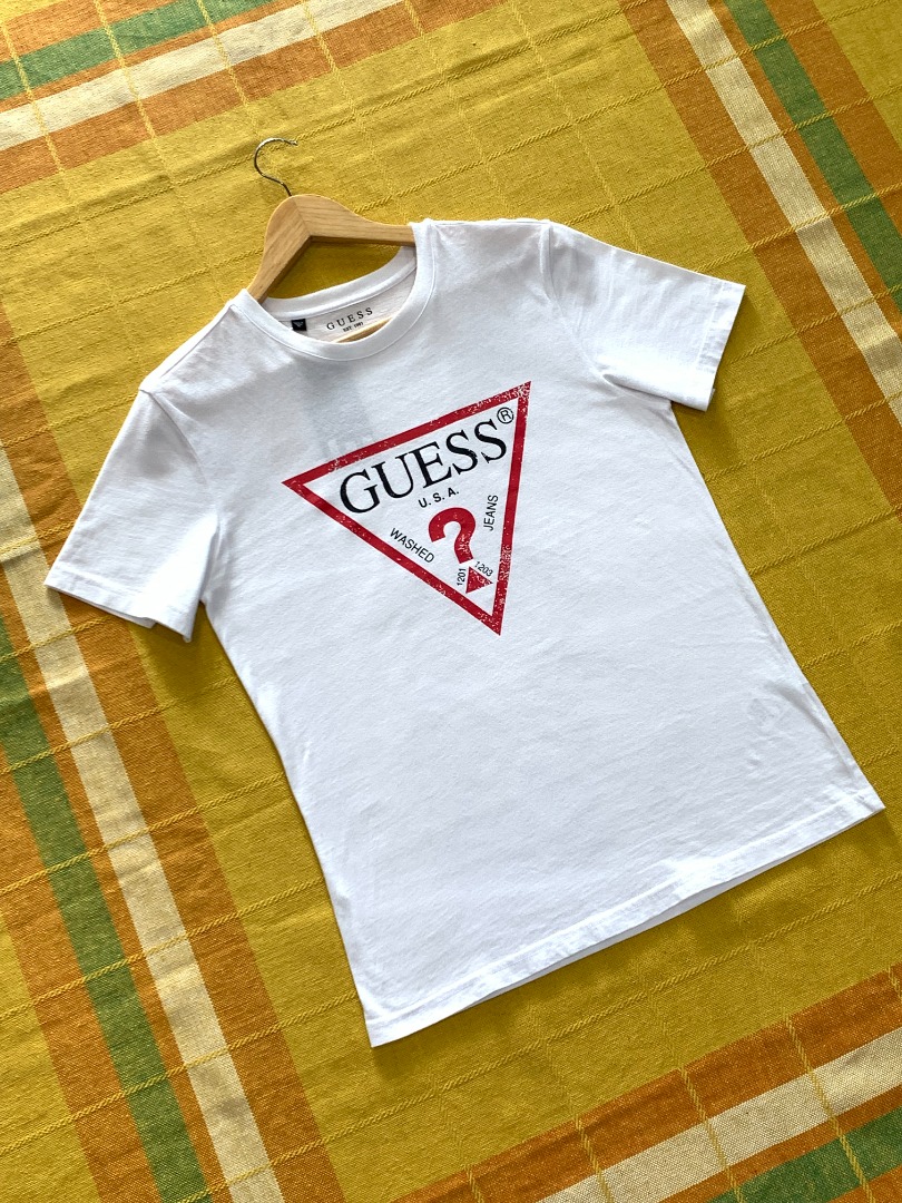 Size S Original GUESS T Shirt. Men s Fashion Tops Sets
