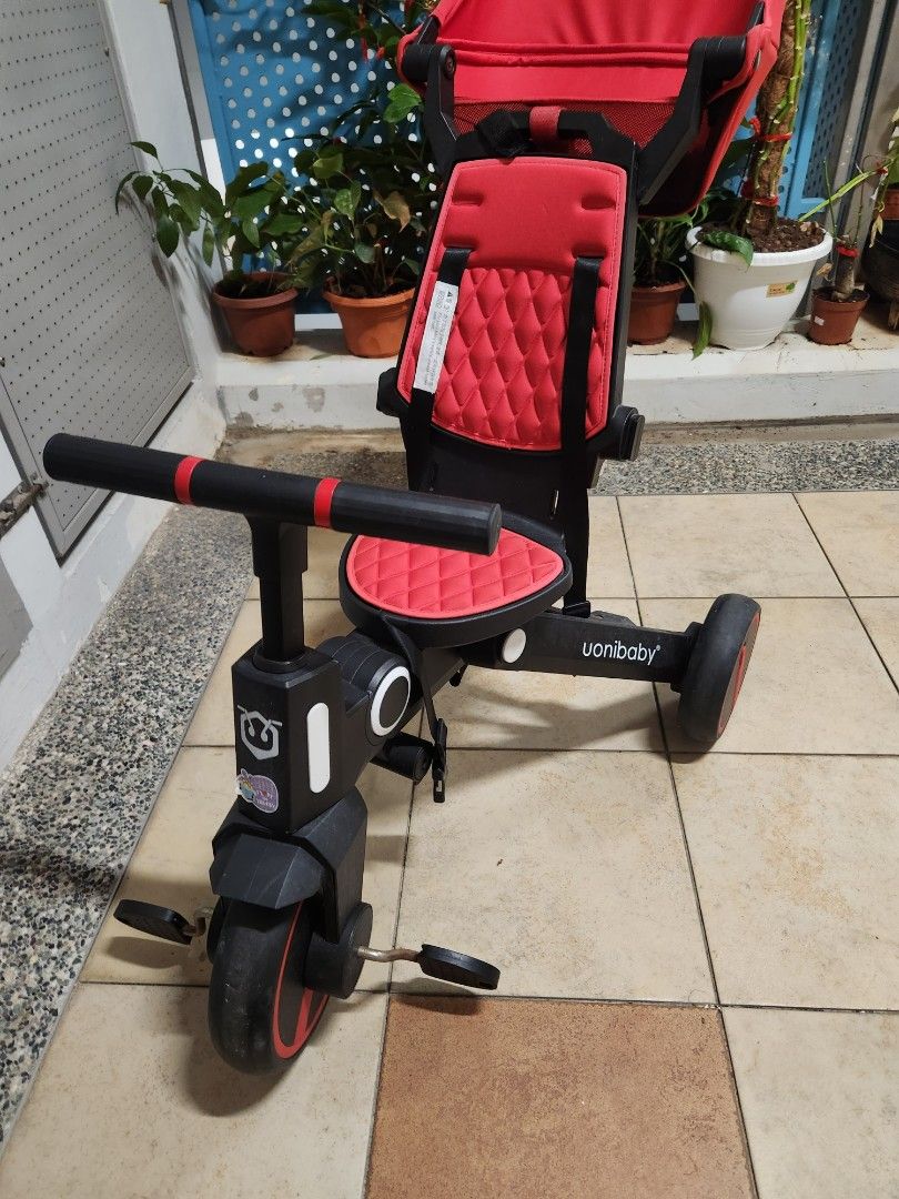 Smart Trike. Foldable. Push or cycling both can. Babies Kids