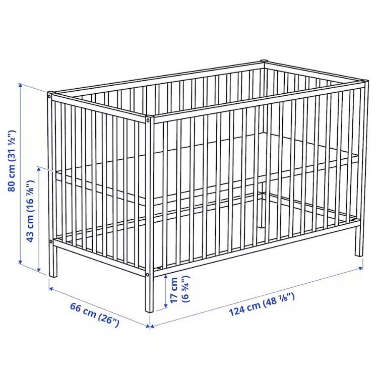 Sniglar Ikea Baby Cot, Babies & Kids, Baby Nursery & Kids Furniture