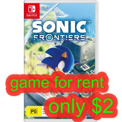  Sonic Frontiers - For Nintendo Switch : Video Games
