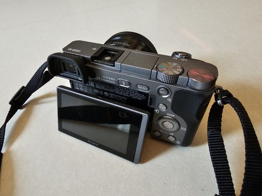 Sony Alpha a6000 Interchangeable Lens Camera with 3 Lens (Silver