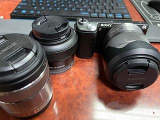 Sony Nex 5N with 3 lenses