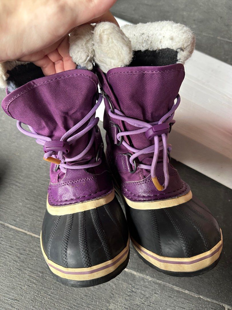 Purple sorel boots hotsell