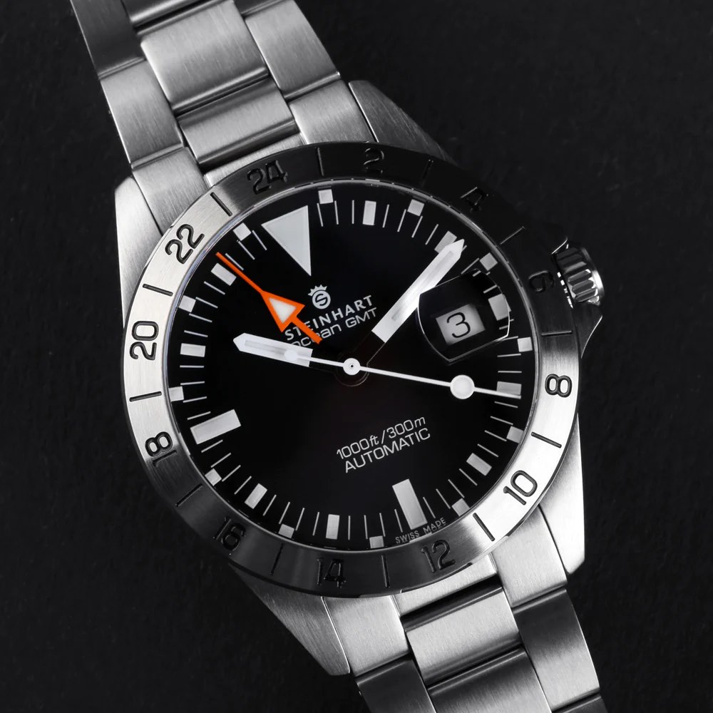 Olko Steinhart Ocean 39 vintage GMT special OLKO edition WITH date magnifier ...