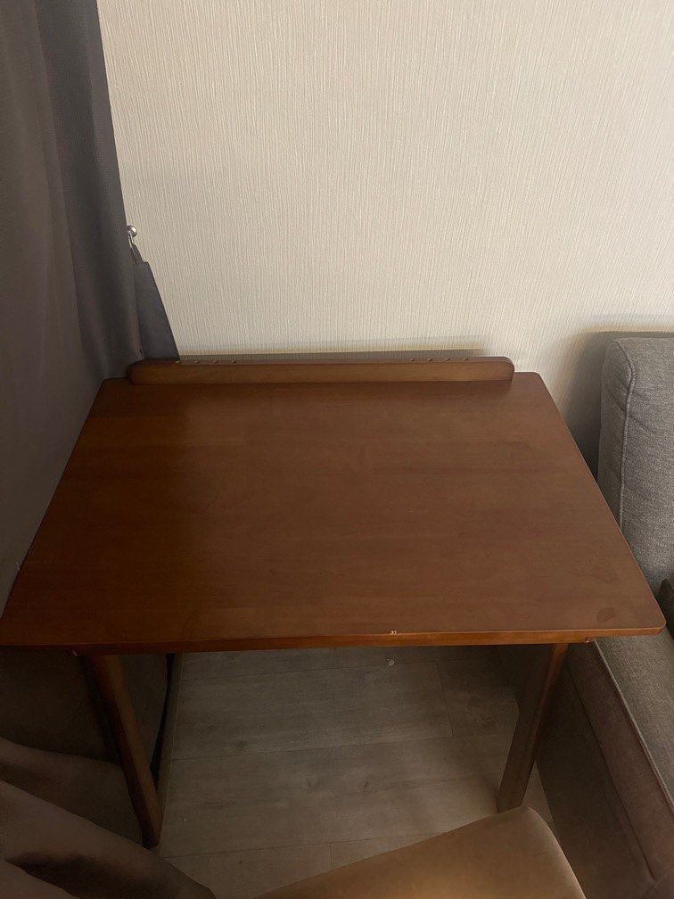 Study table (Category: Tables & Sets) located in Singapore. Submitted by gautamnagpal (Listing ID 1240728452, Image 1). Description: As good as new used only once or twice Good condition 80cm length, 55cm width, 75cm height .