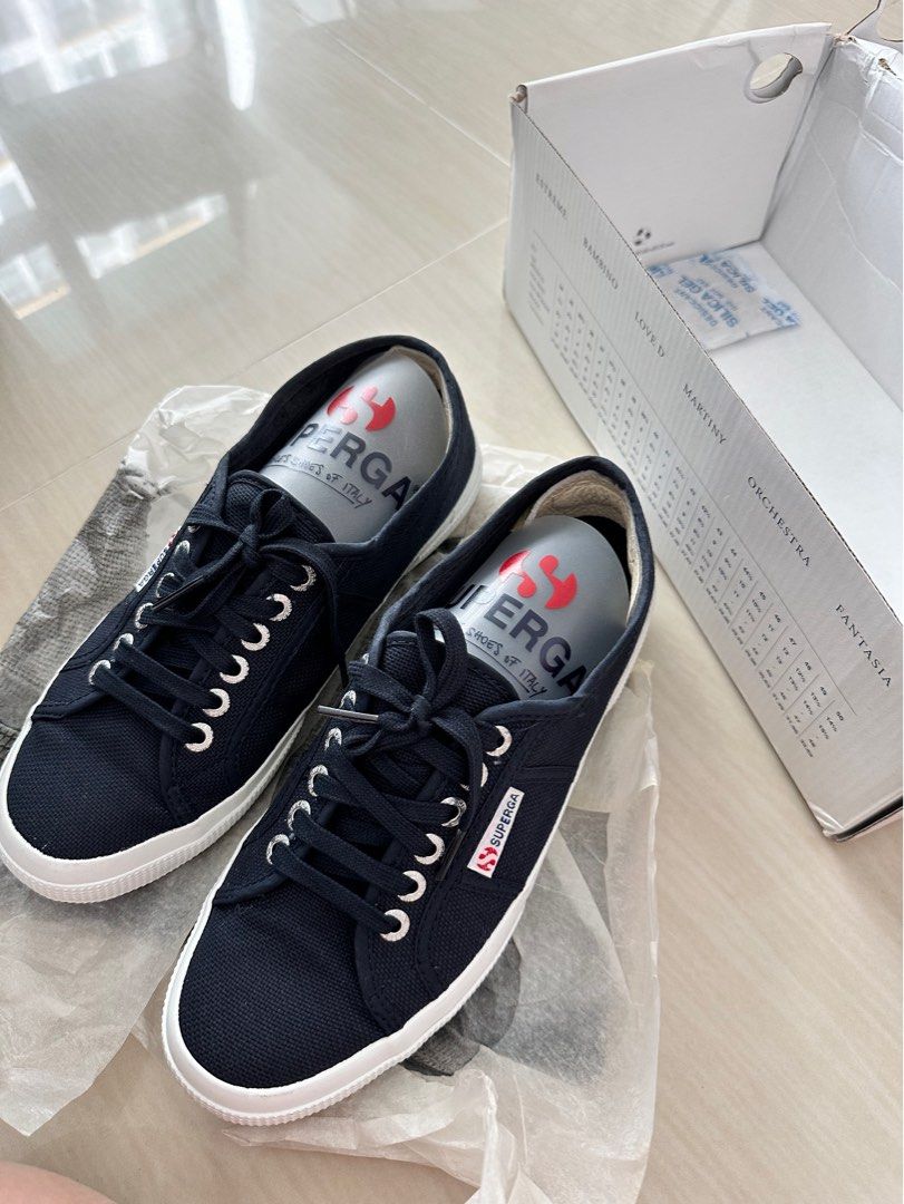Superga Unisex classic size 40 navy Women s Fashion Footwear