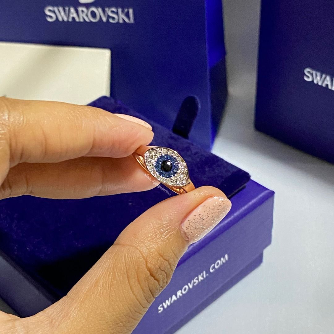 Swarovski Evil Eye Amulet Ring