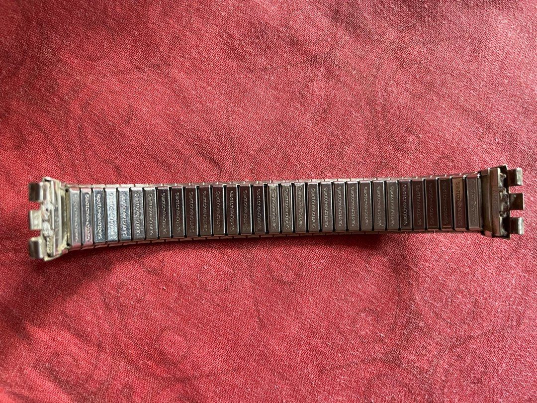 Swatch elastic metal strap