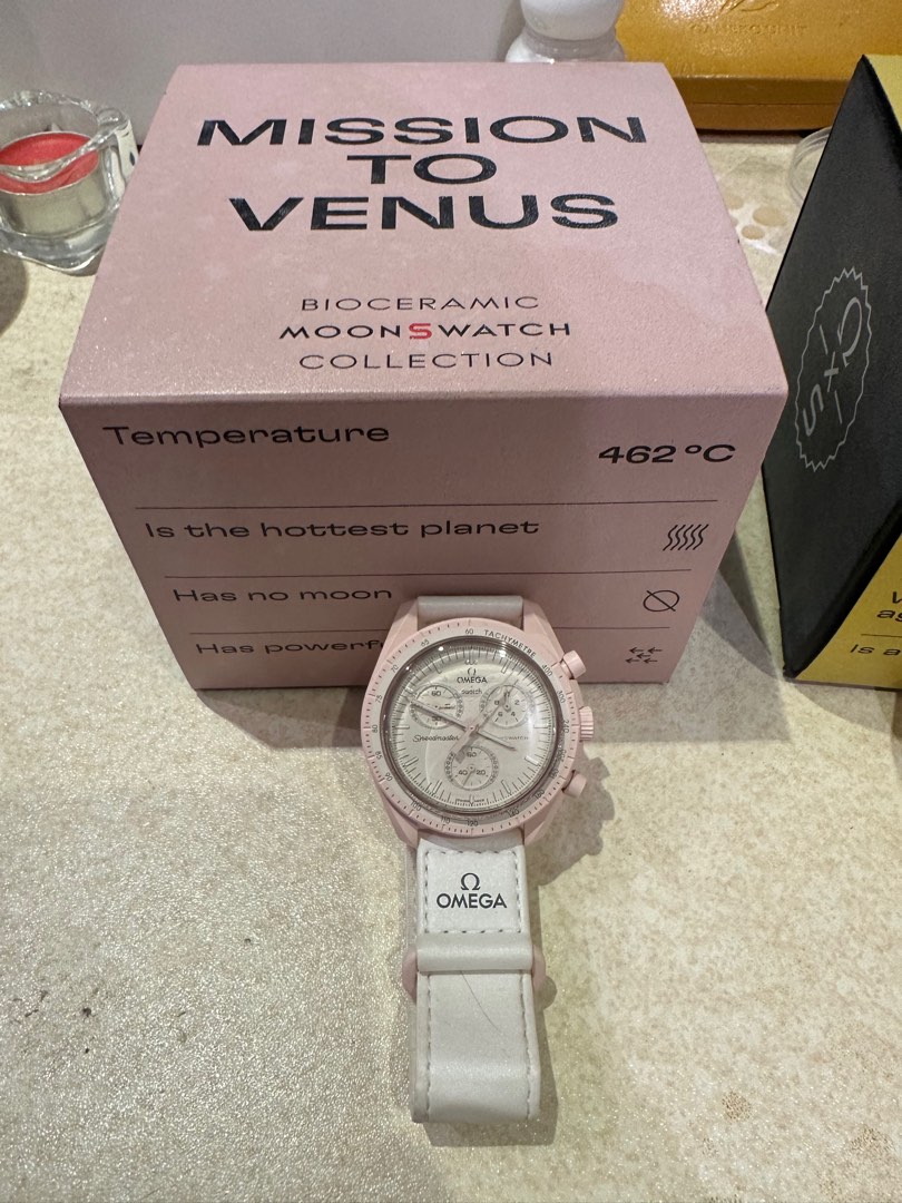 Swatch Omega Venus, 名牌, 手錶- Carousell