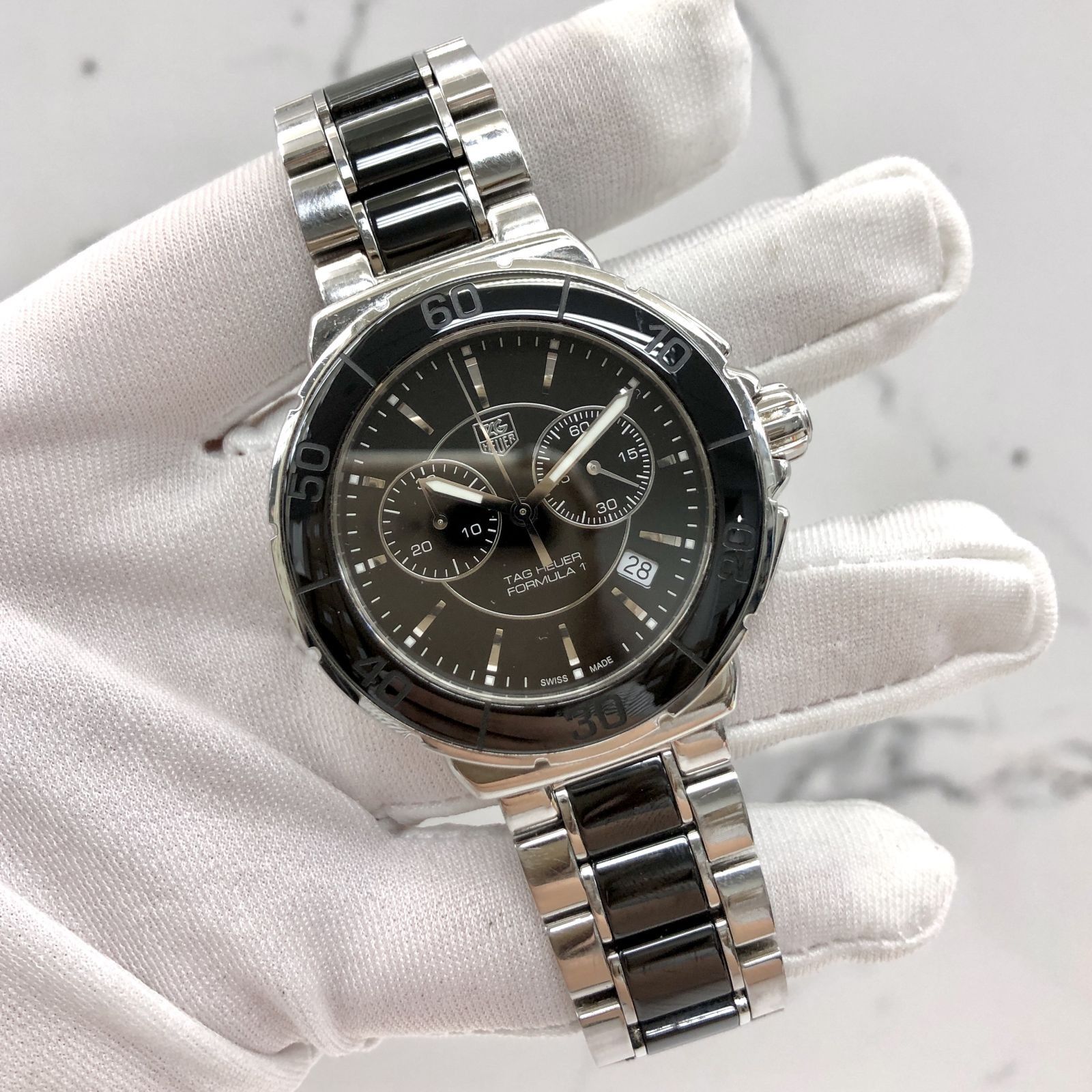 TAG HEUER CAH1210 BLACK DIAL FORMULA 1 QUARTZ MENS WATCH 237018482 AL Luxury Watches on Carousell