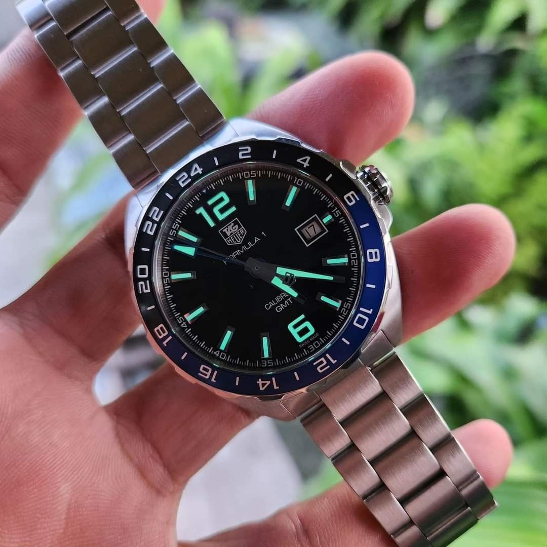 Tag heuer formula 1 calibre 7 gmt shop