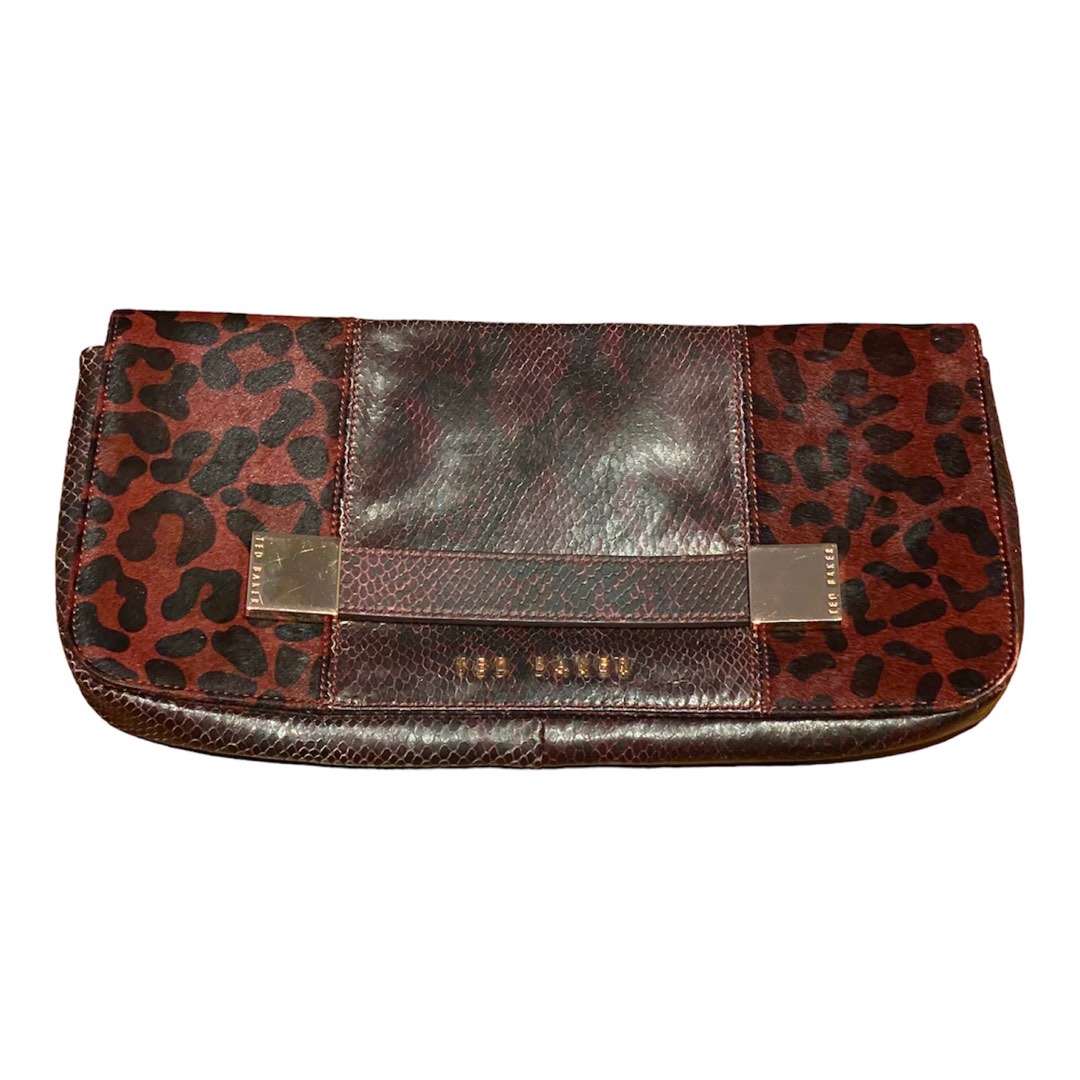 Maroon ted baker purse outlet