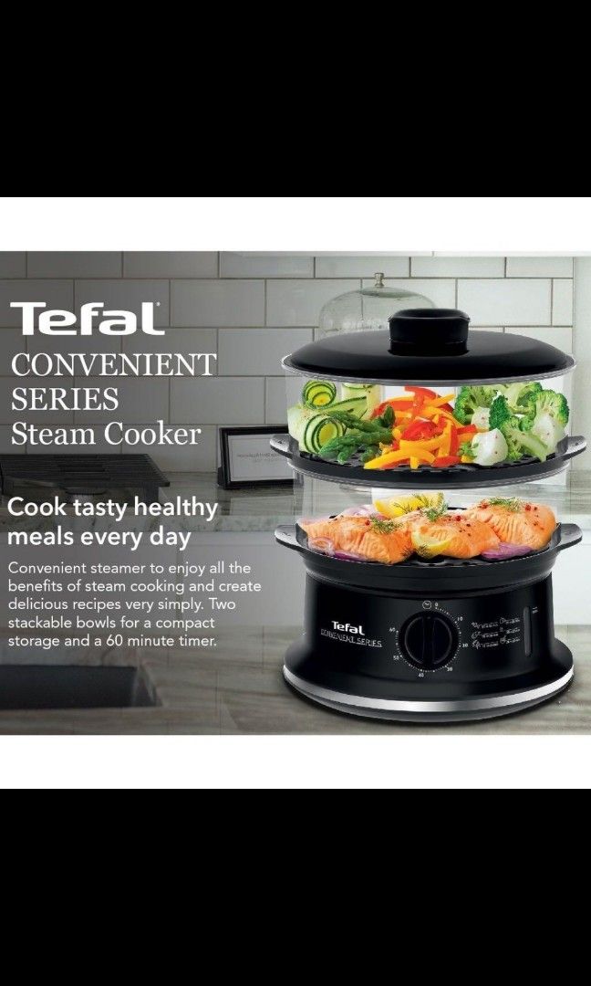 Tefal MultiTray Steamer VC1401, TV & Home Appliances, Kitchen