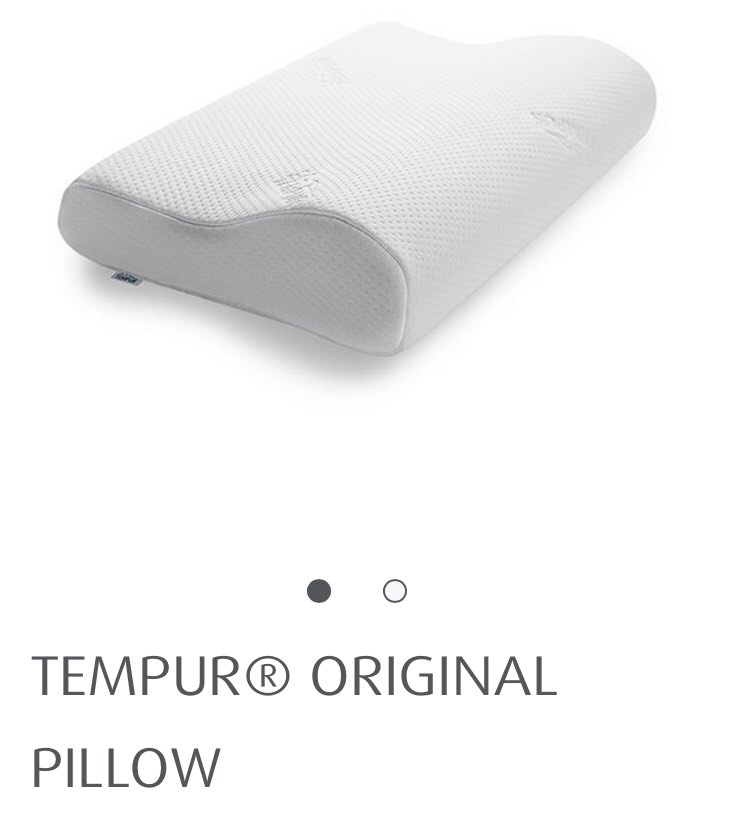 TEMPUR Original Pillow, Furniture & Home Living, Bedding & Towels on