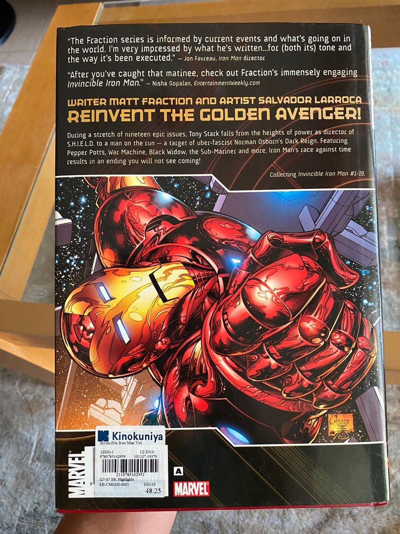 The Invincible Iron Man Rare Vintage (Category: Comics & Manga) located in San Pedro. Submitted by toysandtreasures (Listing ID 1240607119, Image 2). Description: *Good condition *Price: 5500 pesos only *Still has a price tag and bought during 2010 *Rare hard cover book *Won’t be able to find it anywhere.