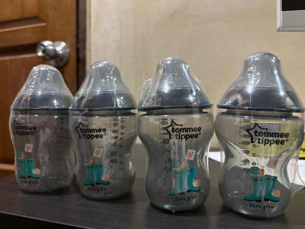 Tommee Tippee Bottles 260ml x 4 Babies Kids Nursing