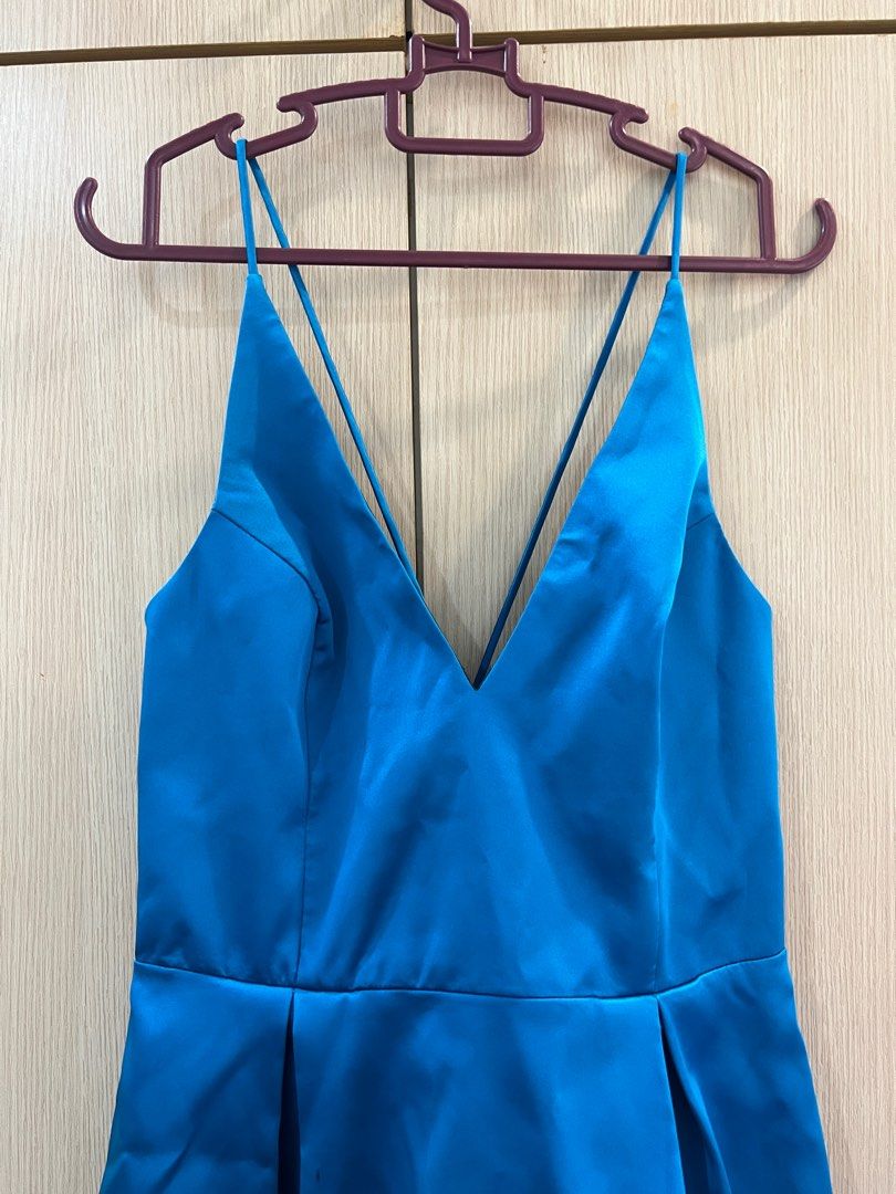 Topshop turquoise dress top