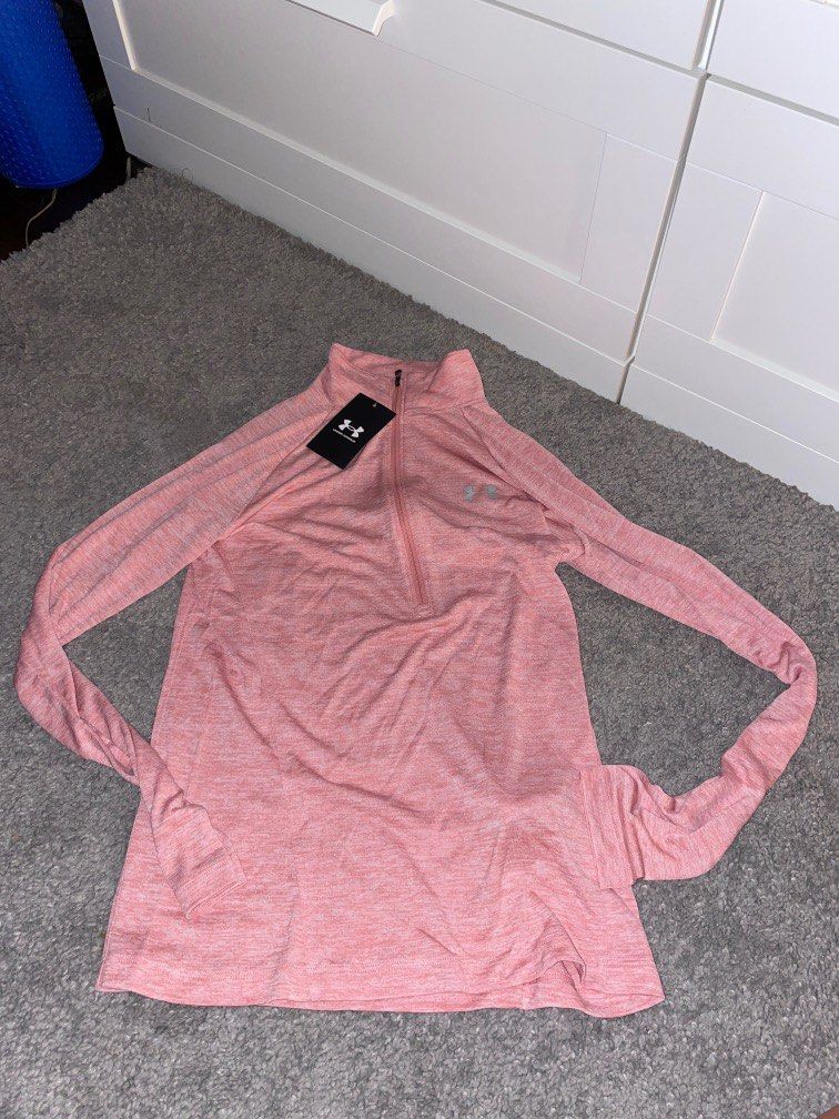 pink long sleeve running top
