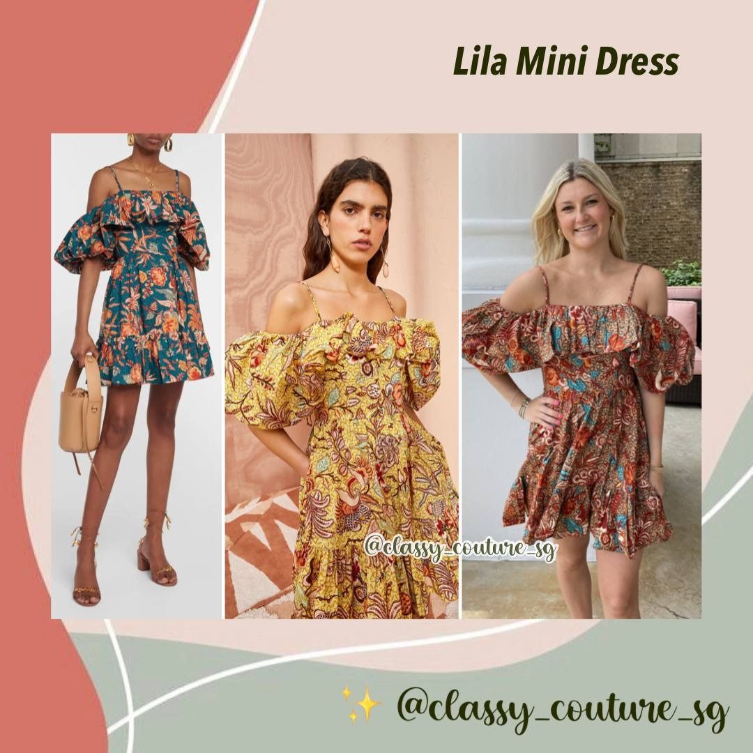■ULLA JOHNSON フローラル プリント コットン ミニドレス Coco Mini Slip Dress - Nocturne Floral Silk Crepe Mini Dress