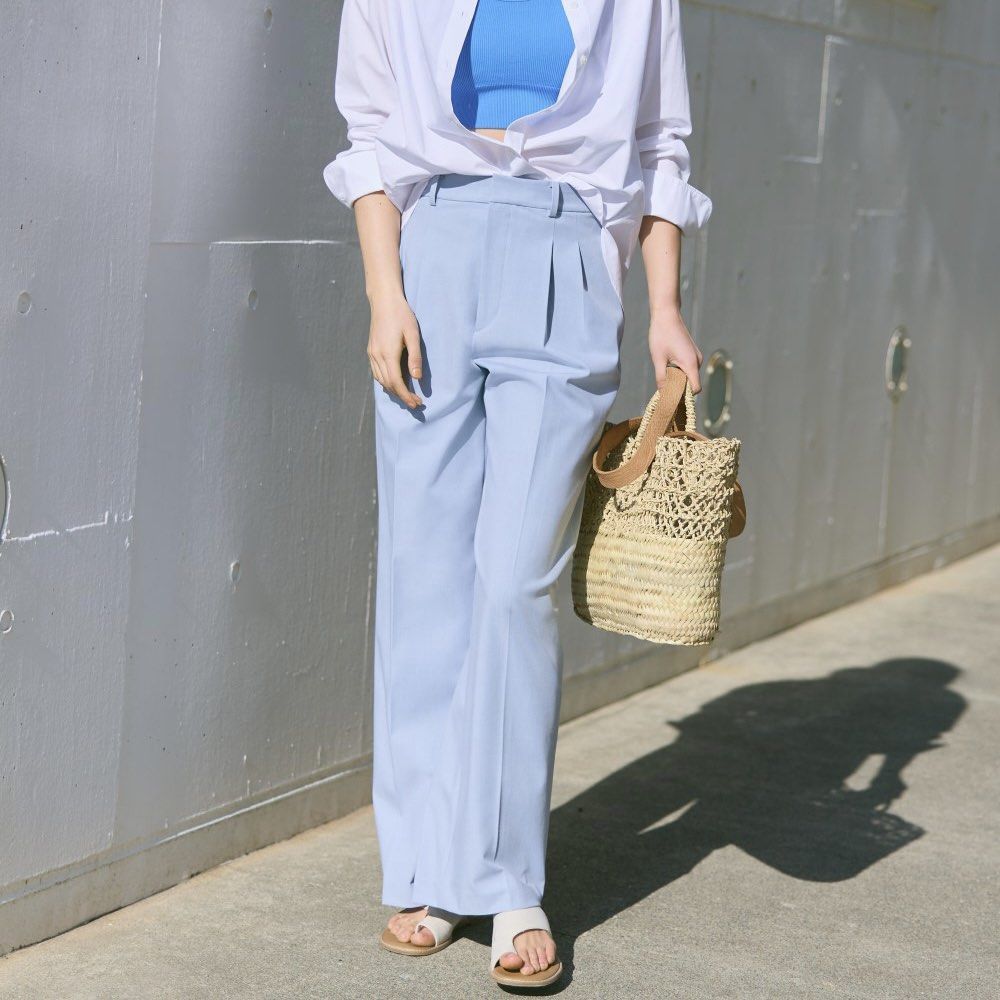 Uniqlo Pleated Wide Pants are god sent, Galeri disiarkan oleh baoeroses