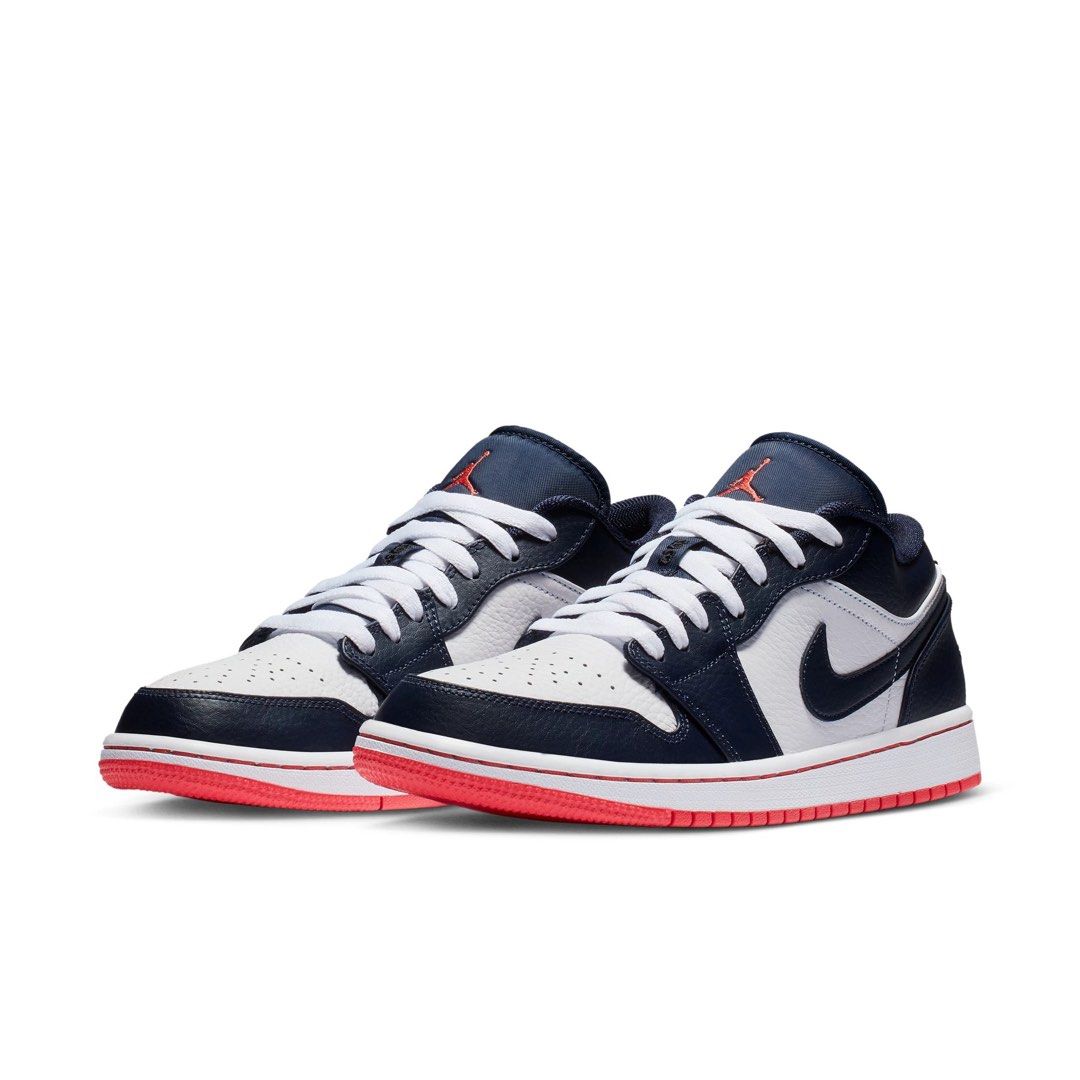 Air jordan 1 hotsell low white obsidian