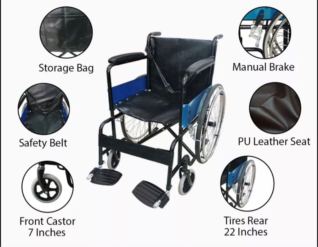 Used Umrah Wheelchair, Health & Nutrition, Assistive & Rehabilatory