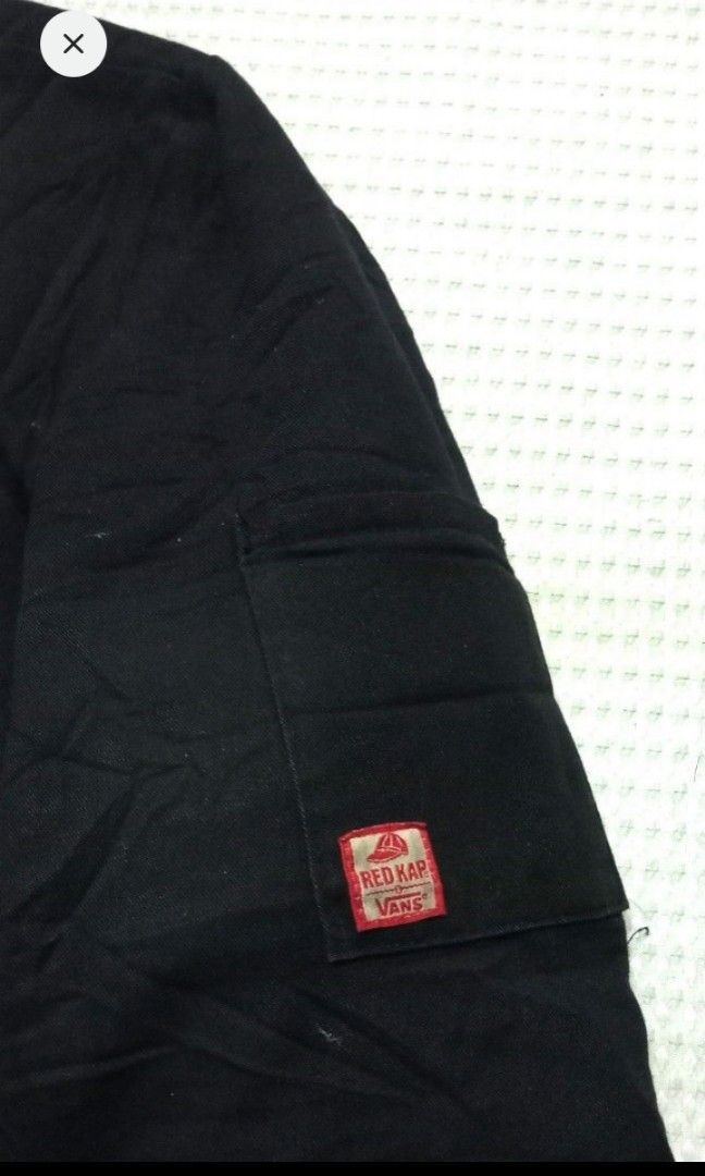 Vans red kap jacket sale