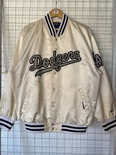 Vintage 70s Detroit Tigers Jacket L Felco Union Made MLB Baseball Satin