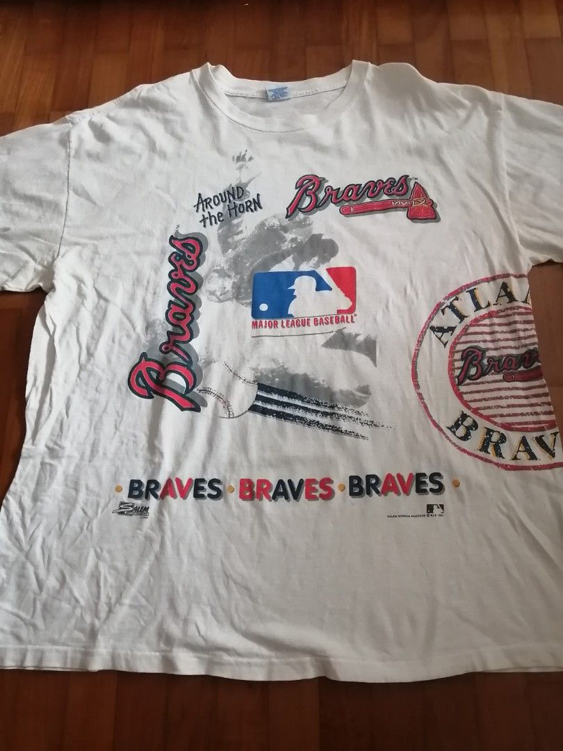 Vintage LEE Sport 90s Atlanta Braves Shirt - MLB Baseball (XXL)