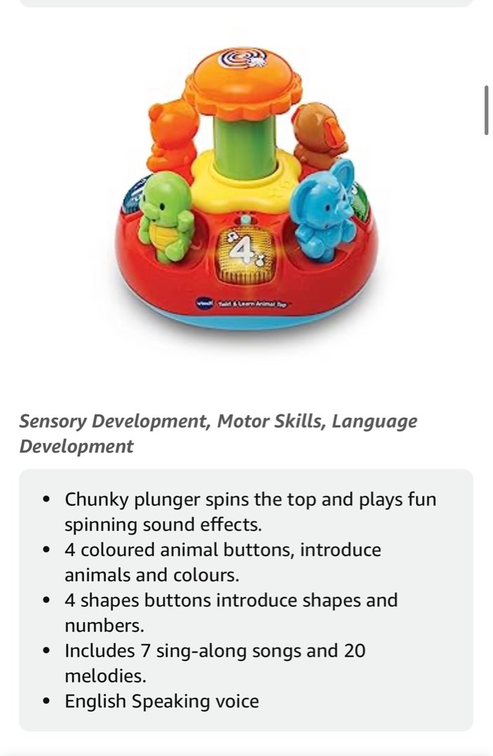 Push and play spinning top clearance