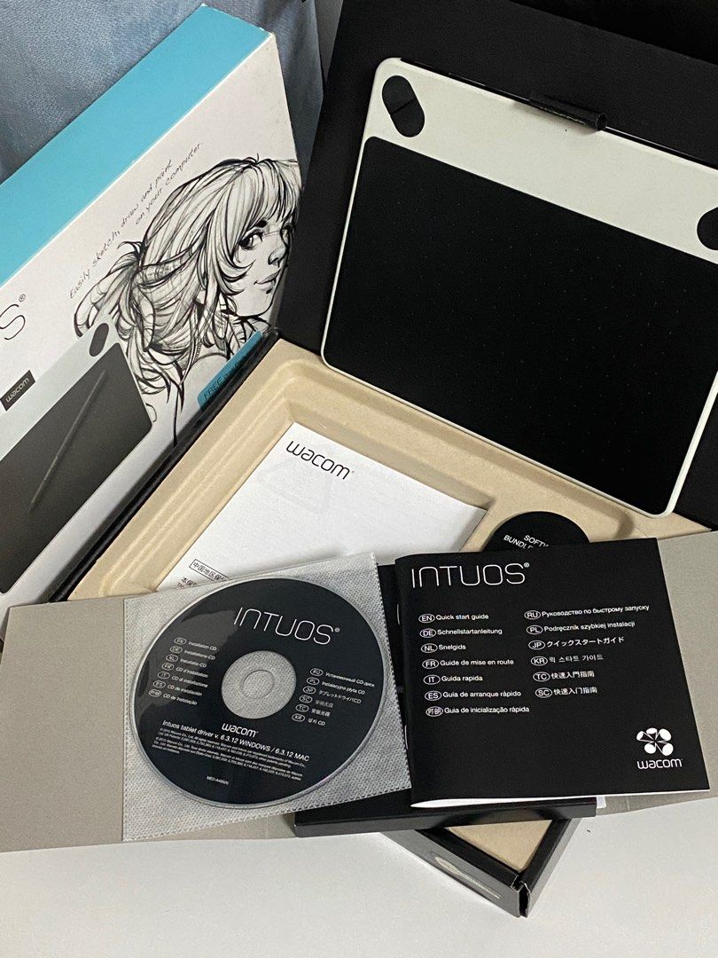 Wacom Intuos Draw CTL-490, 電腦＆科技, 電腦周邊及配件, 網絡攝影機 - Carousell