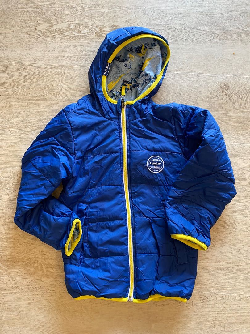Water proof winter jacket reversible sides