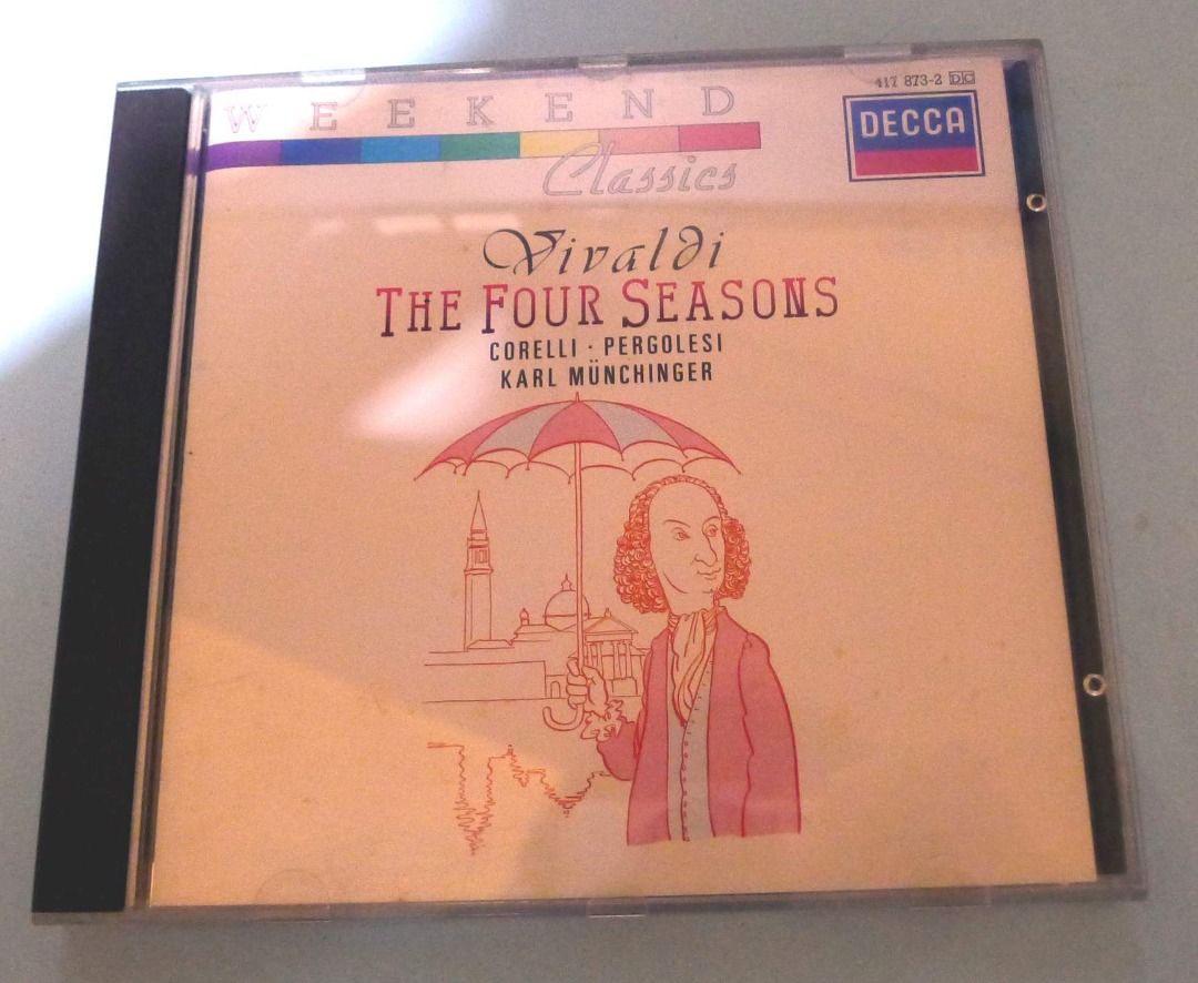 Weekend Classics Vivaldi Four Seasons舊西德銀圈版古典樂CD唱片NO