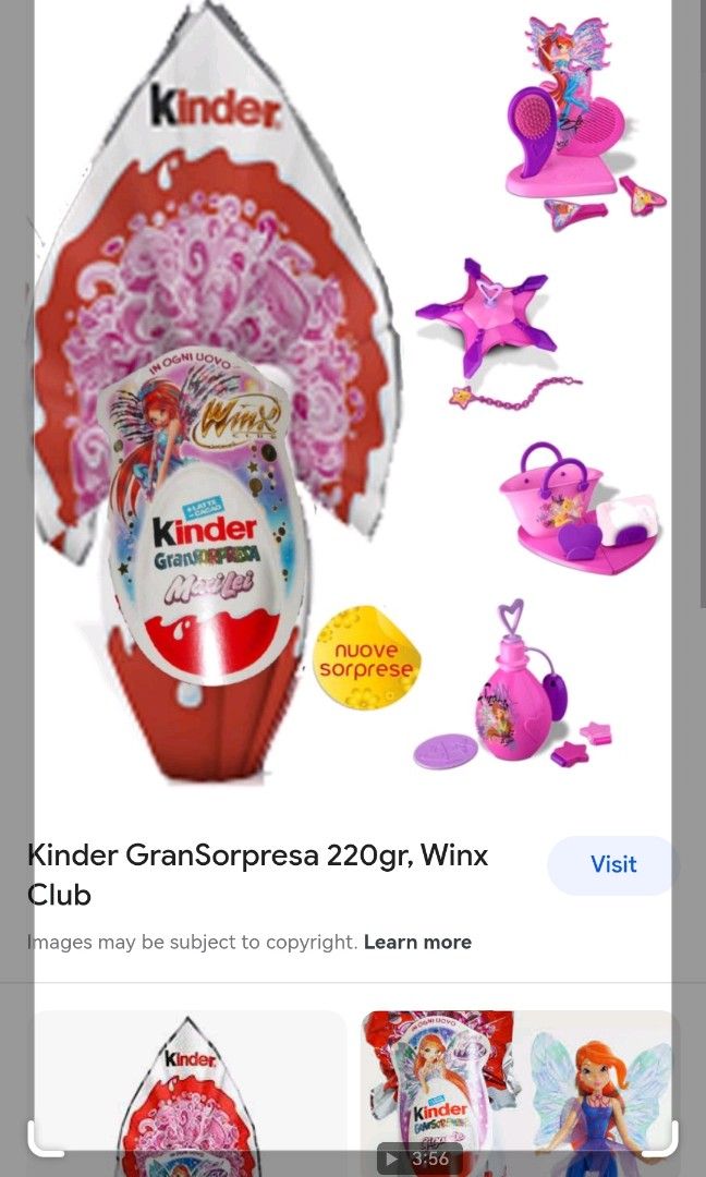 Kinder Surprise Winx Club, Hobbies & Toys, Toys & Games on Carousell
