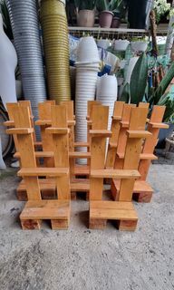 Wooden Plant Rack