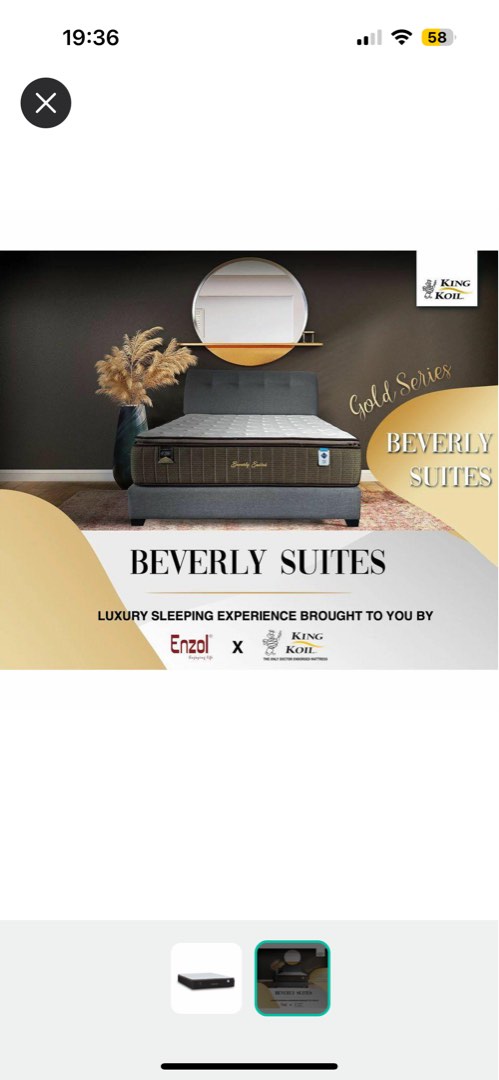 King koil deals beverly suites